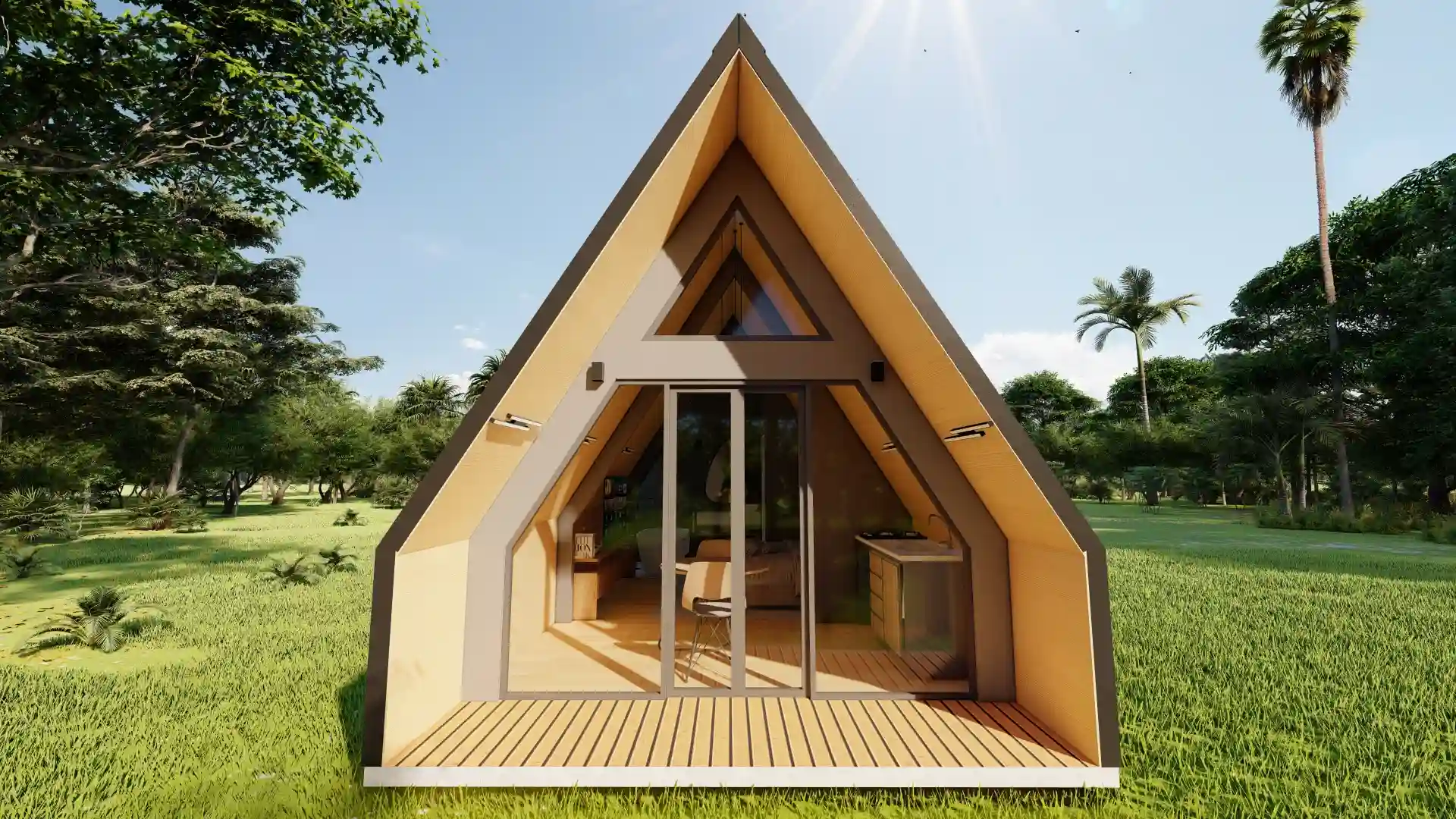 Projeto Aulevi Living: Mini Chalé